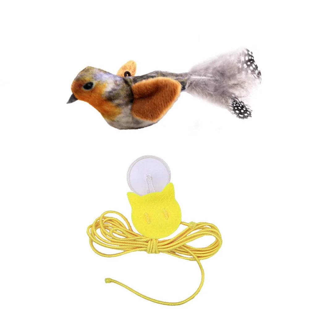 Sound - Making Bird Toy, Suitable For Pets Of All Ages Made From Safe Materials, It's Durable, Bite-Resistant, And Can Relieve