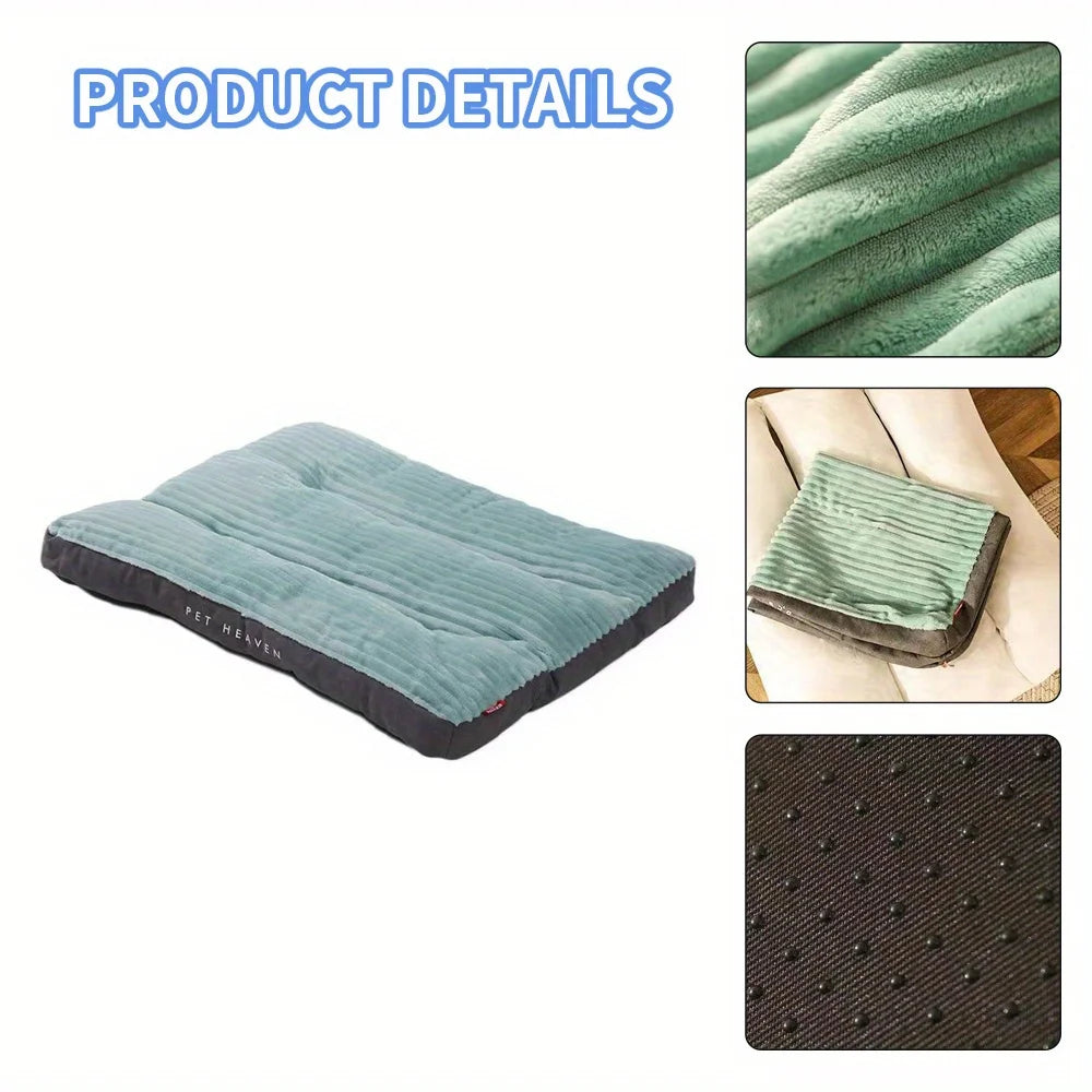 1pc XXL Pet Sleeping Nest Soft Dog Mat Removable and Washable Dog Beds, Deep Sleep Dog Cushion Mat Four Seasons Universal Kennel