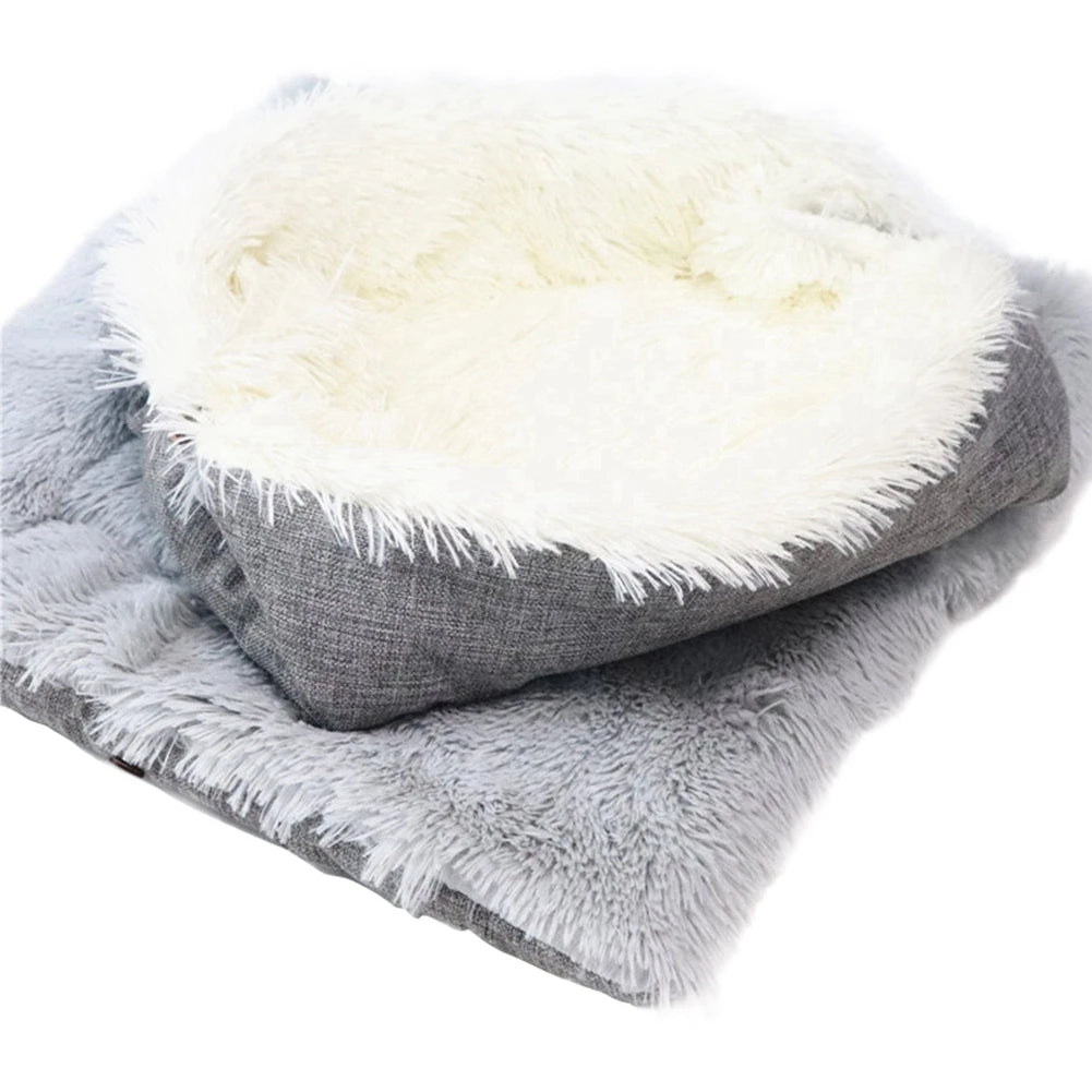 Cat Bed, Small Dog Bed Self Warming Winter Pet Nest