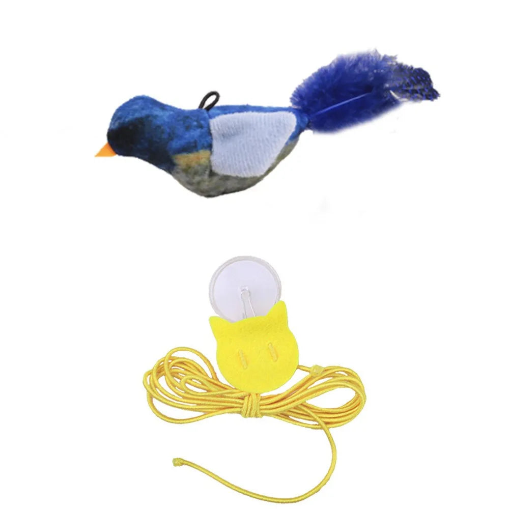 Sound - Making Bird Toy, Suitable For Pets Of All Ages Made From Safe Materials, It's Durable, Bite-Resistant, And Can Relieve