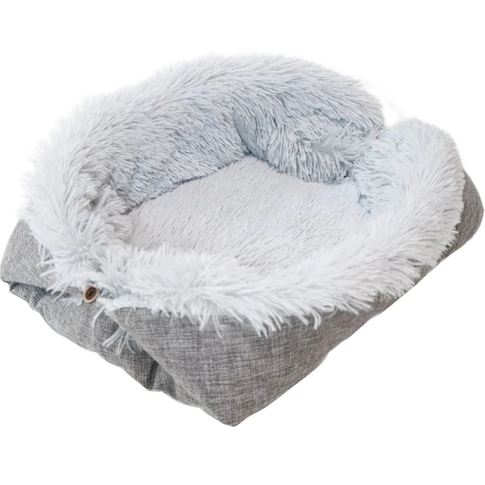 Cat Bed, Small Dog Bed Self Warming Winter Pet Nest