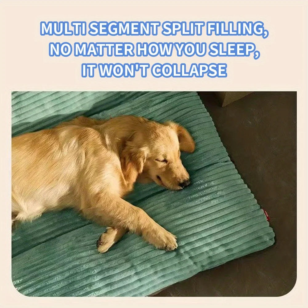 1pc XXL Pet Sleeping Nest Soft Dog Mat Removable and Washable Dog Beds, Deep Sleep Dog Cushion Mat Four Seasons Universal Kennel