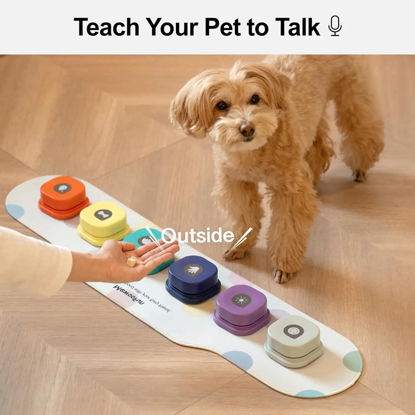 Dog Buttons Training for Communication,  comes with Training Manual.
