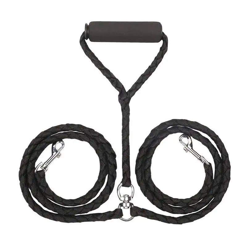 1.4m  2 Way Couplers Leash,  Outdoor Training for Two Dogs