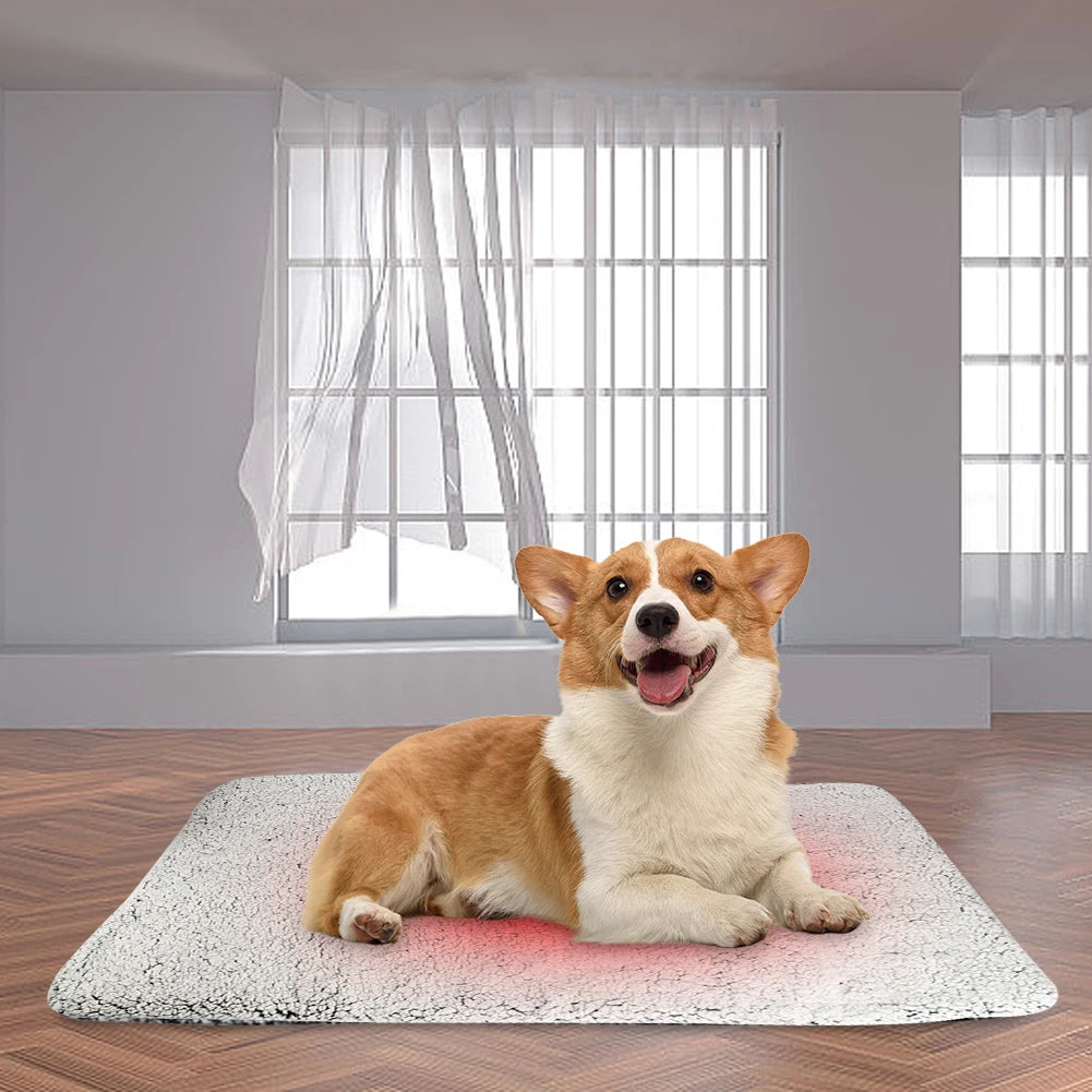 Self-Warming Cat Bed Pad Self-Heating