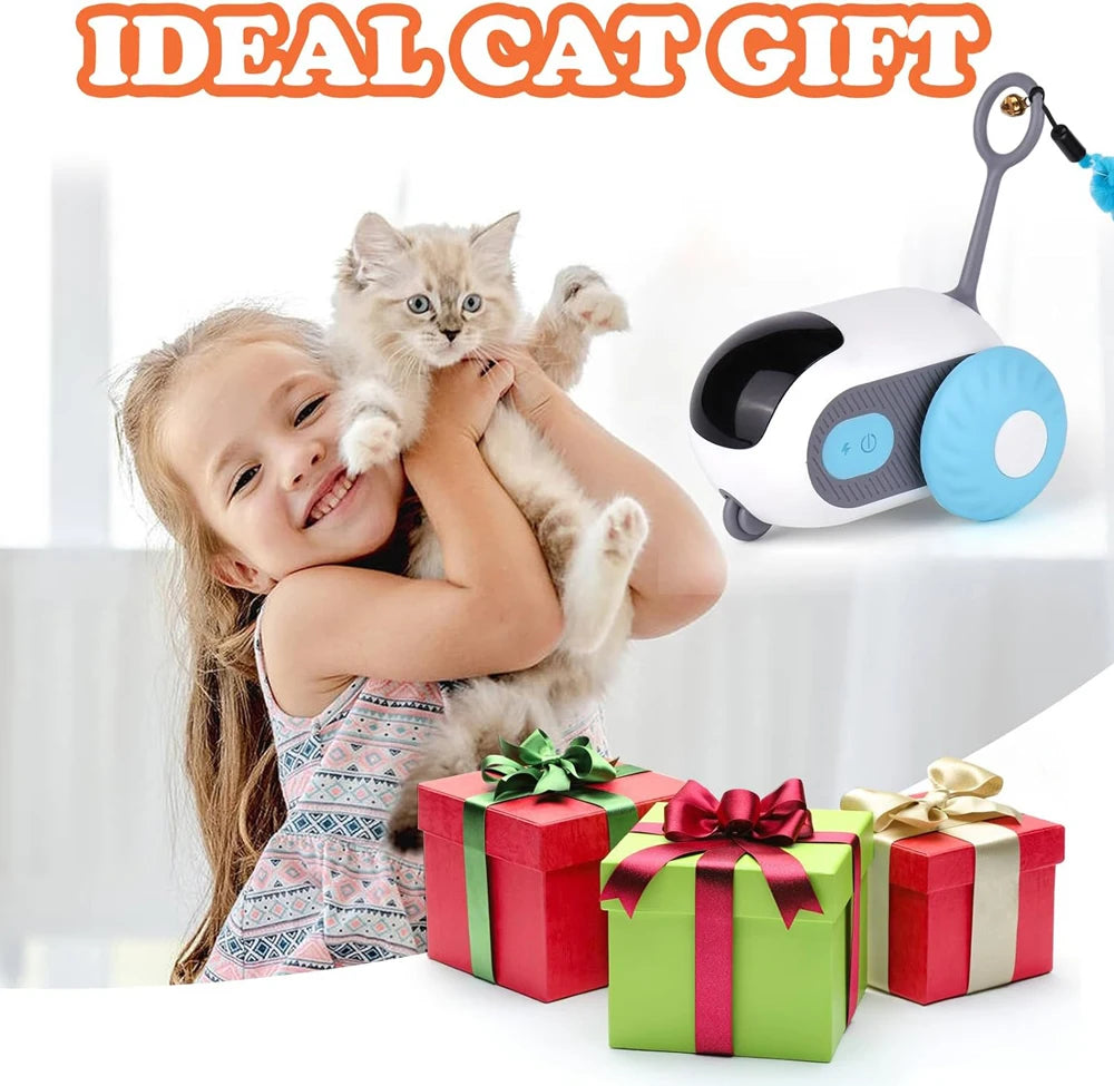 Automatic Moving Remote Controlled Toy Car for Cats Dogs