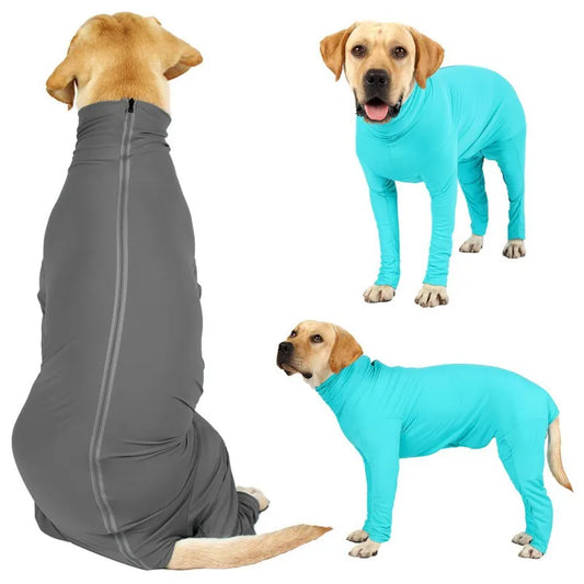 Long-Sleeved One-piece Pet Pajamas, Post-Surgery Recovery Shirt, Dog Anxiety Relief