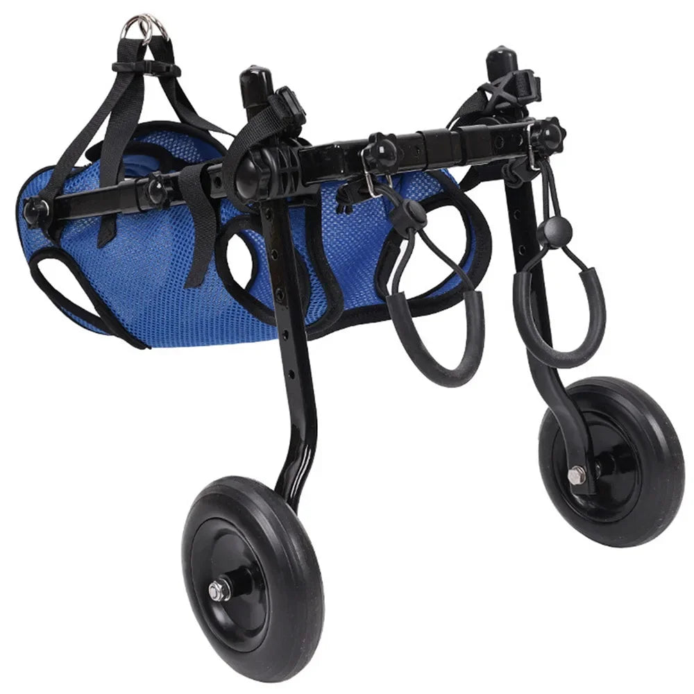 Adjustable Dog Wheelchair for Hind Limb Mobility Aid Rehabilitation Trolley for Disabled Dogs