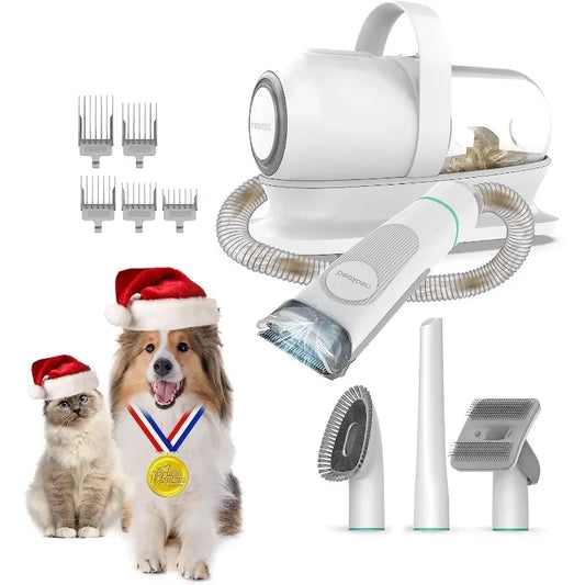 Neabot P1 Pro Pet Grooming Vacuum with 99 Percent Pet Hair Suction and 5 Professional Grooming Tools