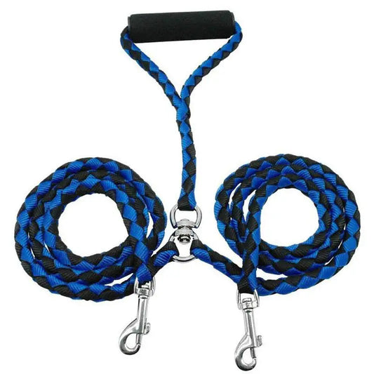 1.4m  2 Way Couplers Leash,  Outdoor Training for Two Dogs