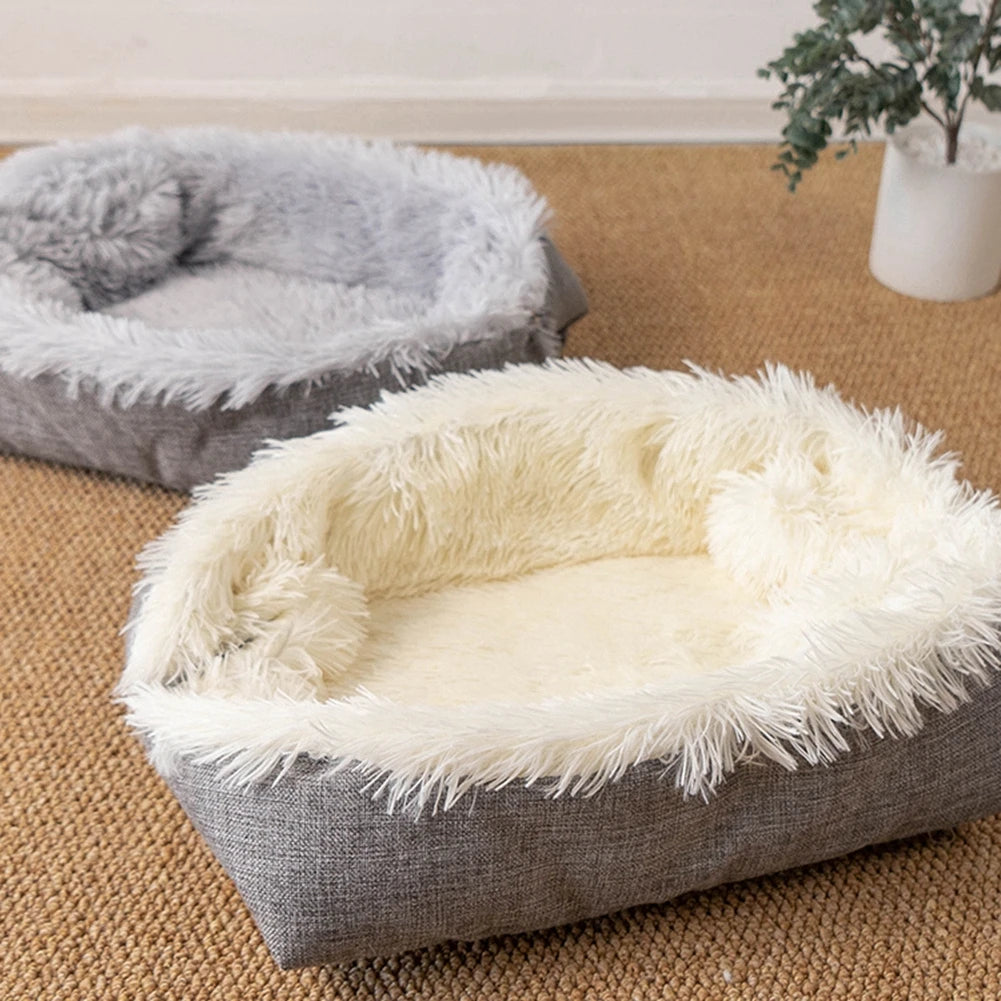 Cat Bed, Small Dog Bed Self Warming Winter Pet Nest