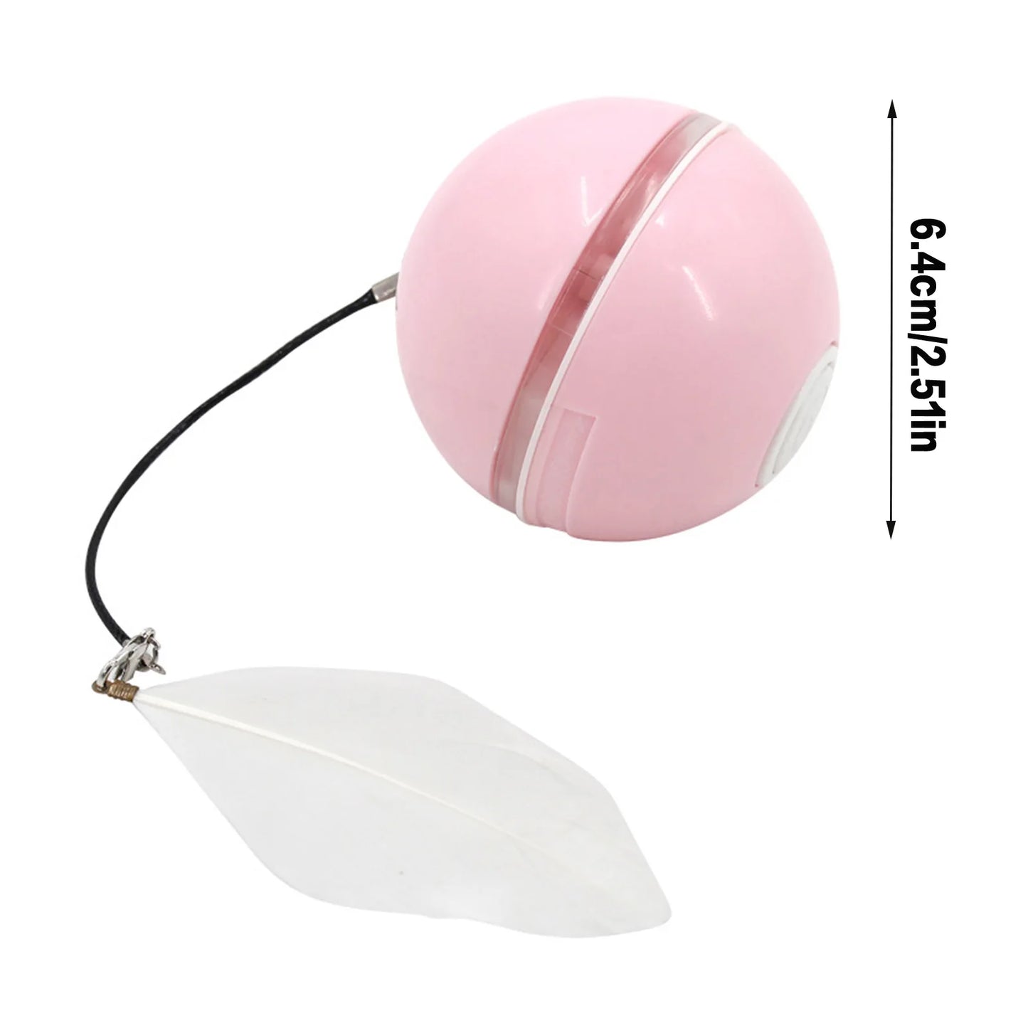Automatic Smart Moving Cat Toy Rolling Ball Interactive LED Light Indoor Play for Cats