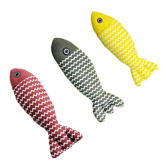 A Must Buy Cat Owners Pet Mint Fish Toy, Suitable For Cats All Agesmade Of Bite - Resistant Material, It Can Relieve Cats'