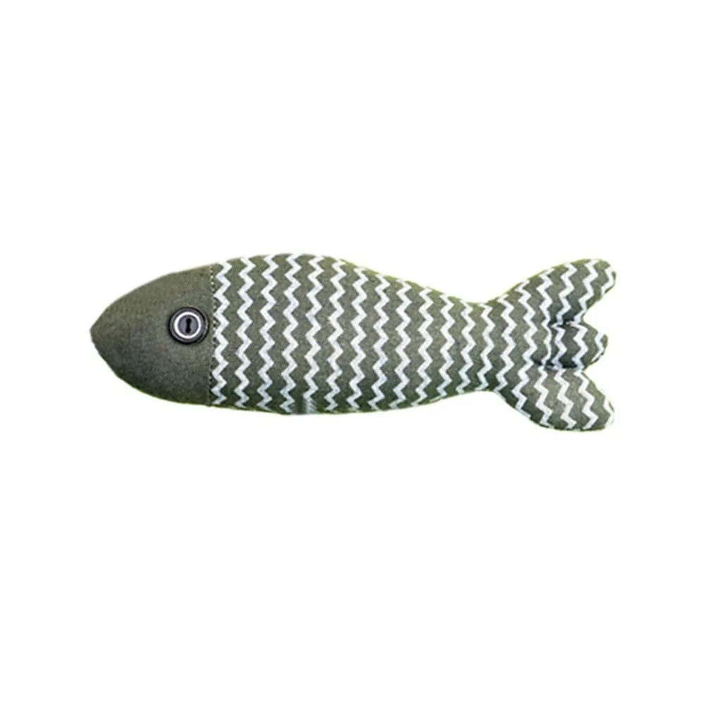 A Must Buy Cat Owners Pet Mint Fish Toy, Suitable For Cats All Agesmade Of Bite - Resistant Material, It Can Relieve Cats'