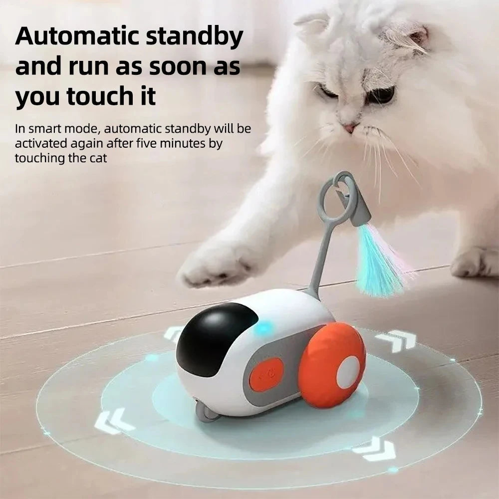 Automatic Moving Remote Controlled Toy Car for Cats Dogs