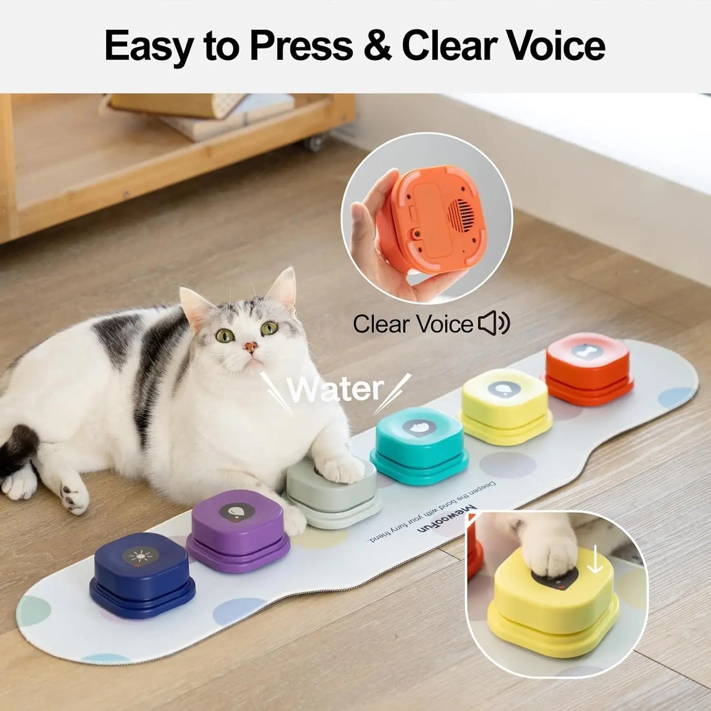 Dog Buttons Training for Communication,  comes with Training Manual.