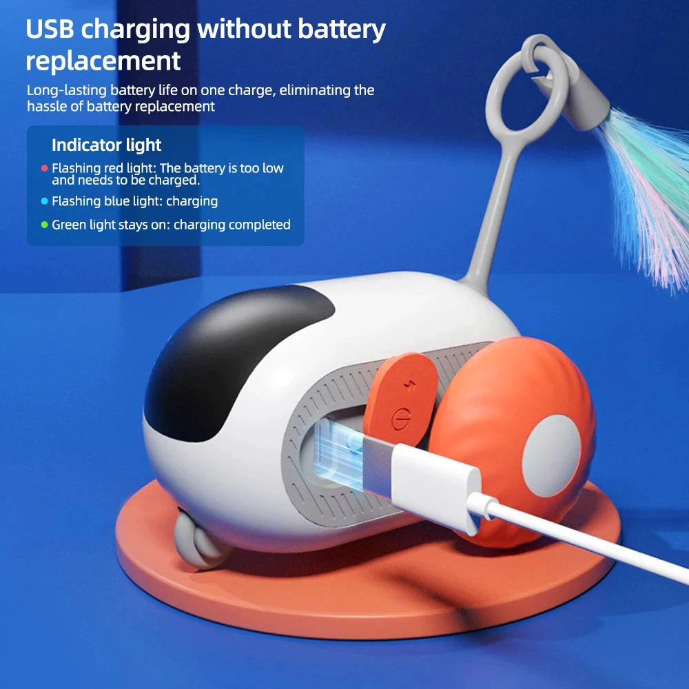 Automatic Moving Remote Controlled Toy Car for Cats Dogs