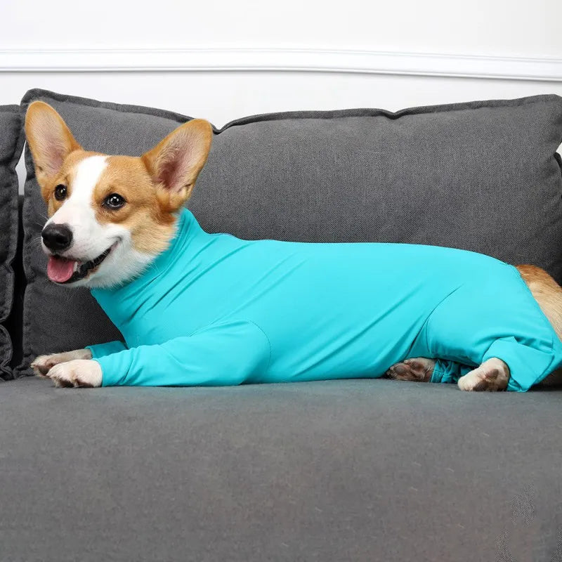 Long-Sleeved One-piece Pet Pajamas, Post-Surgery Recovery Shirt, Dog Anxiety Relief