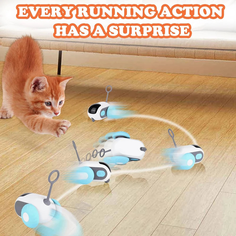 Automatic Moving Remote Controlled Toy Car for Cats Dogs