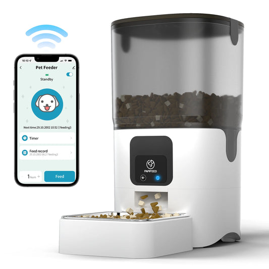 Smart Automatic Cat Feeders WiFi Pet Feeder with APP Control