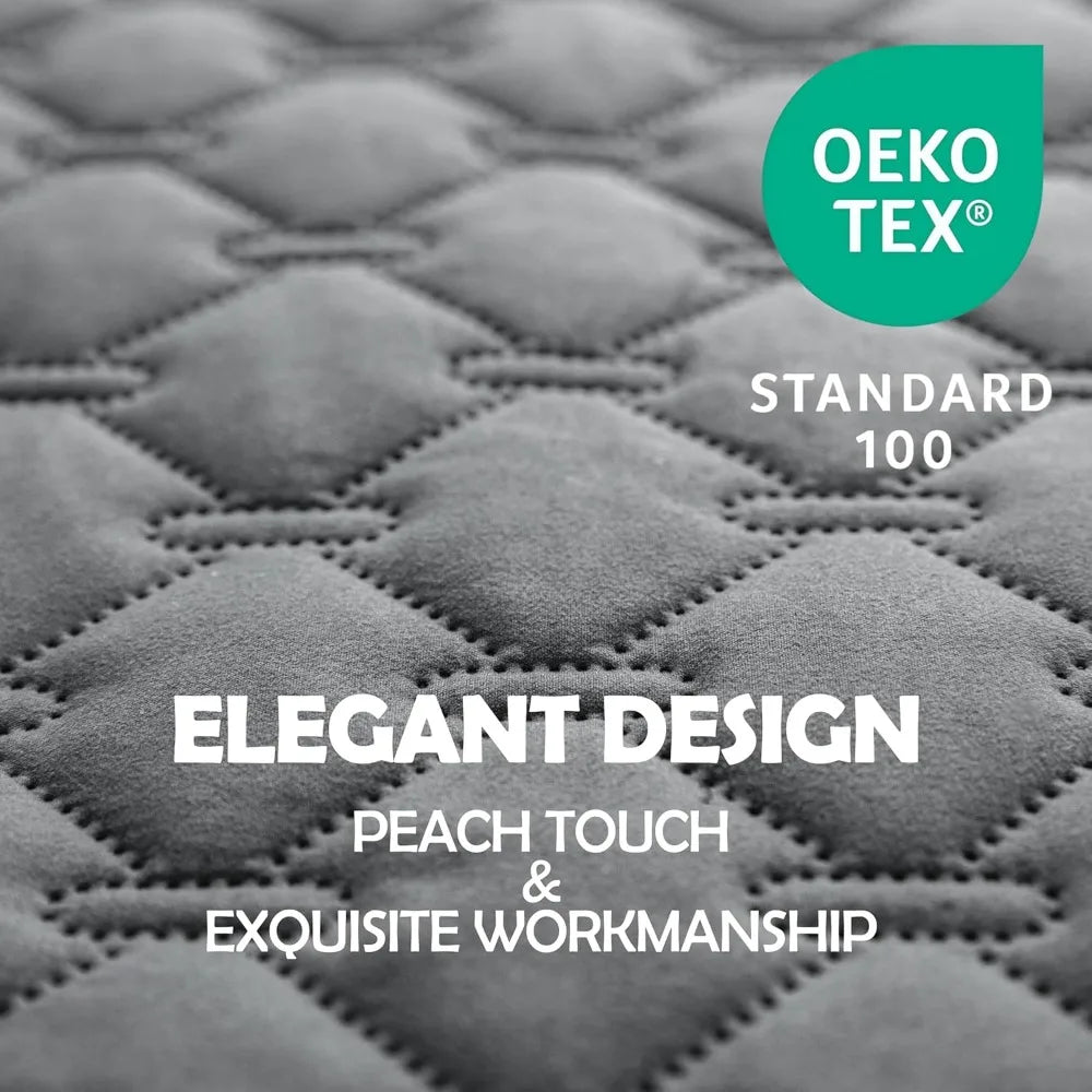 gogobunny 3X Stronger Waterproof Pet Blanket, Scratch Proof Furniture Protector for Dogs Cats, Reversible Cover 30x70 Inch, Dark