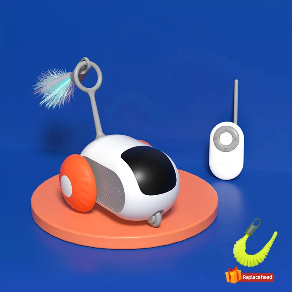 Automatic Moving Remote Controlled Toy Car for Cats Dogs