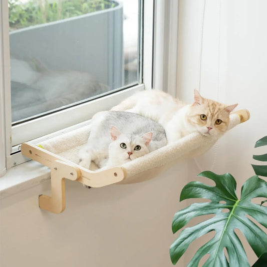 Cat Window Perch Hammock Window Seat  No Drilling No Suction Cup