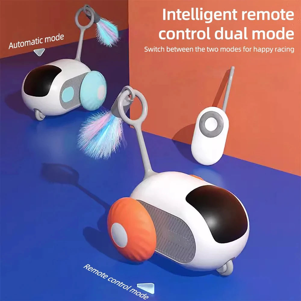 Automatic Moving Remote Controlled Toy Car for Cats Dogs