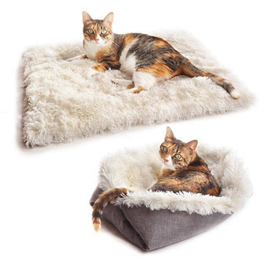 Cat Bed, Small Dog Bed Self Warming Winter Pet Nest